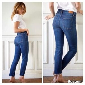 NWT Sezane | 1967 The Brut Sexy Raw Hem High Waist Jeans 25